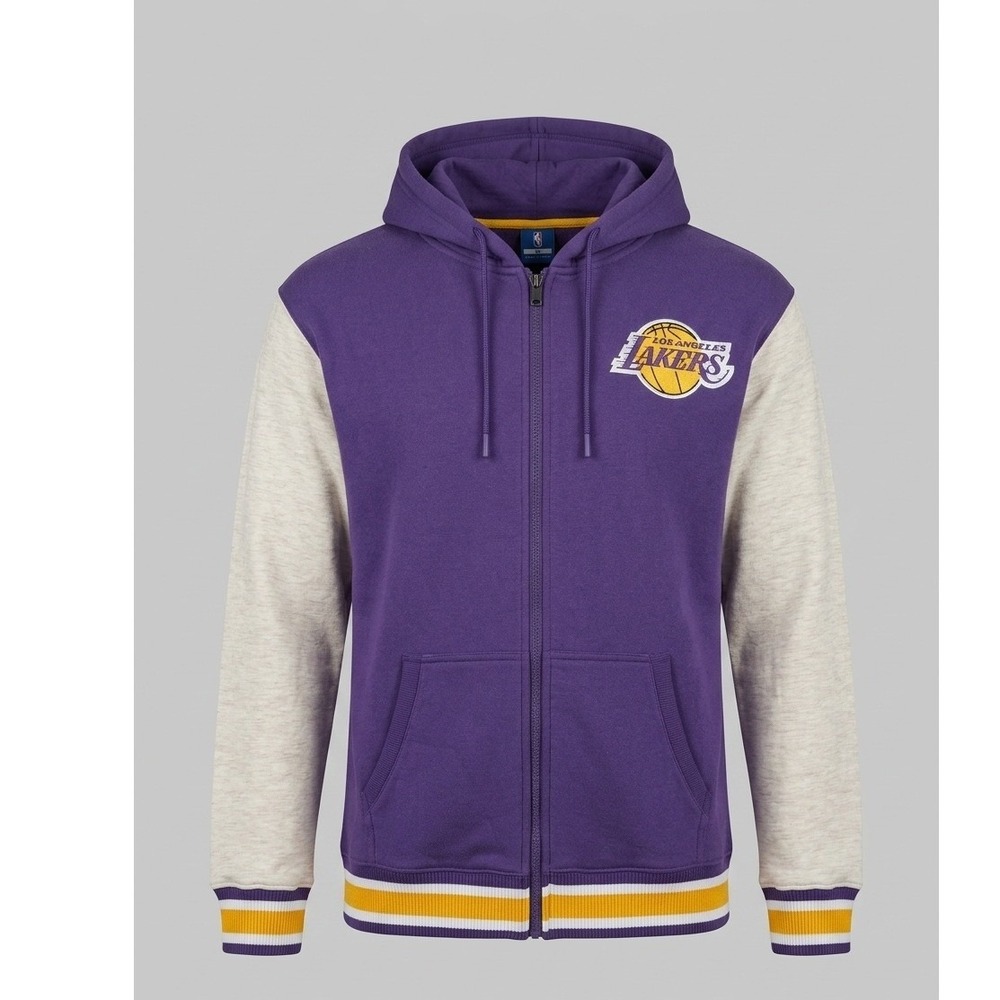 Lakers Team Kobe Bryant Era Pro Cut Jersey Jacket Hoodie Men's Medium‎ 22x27